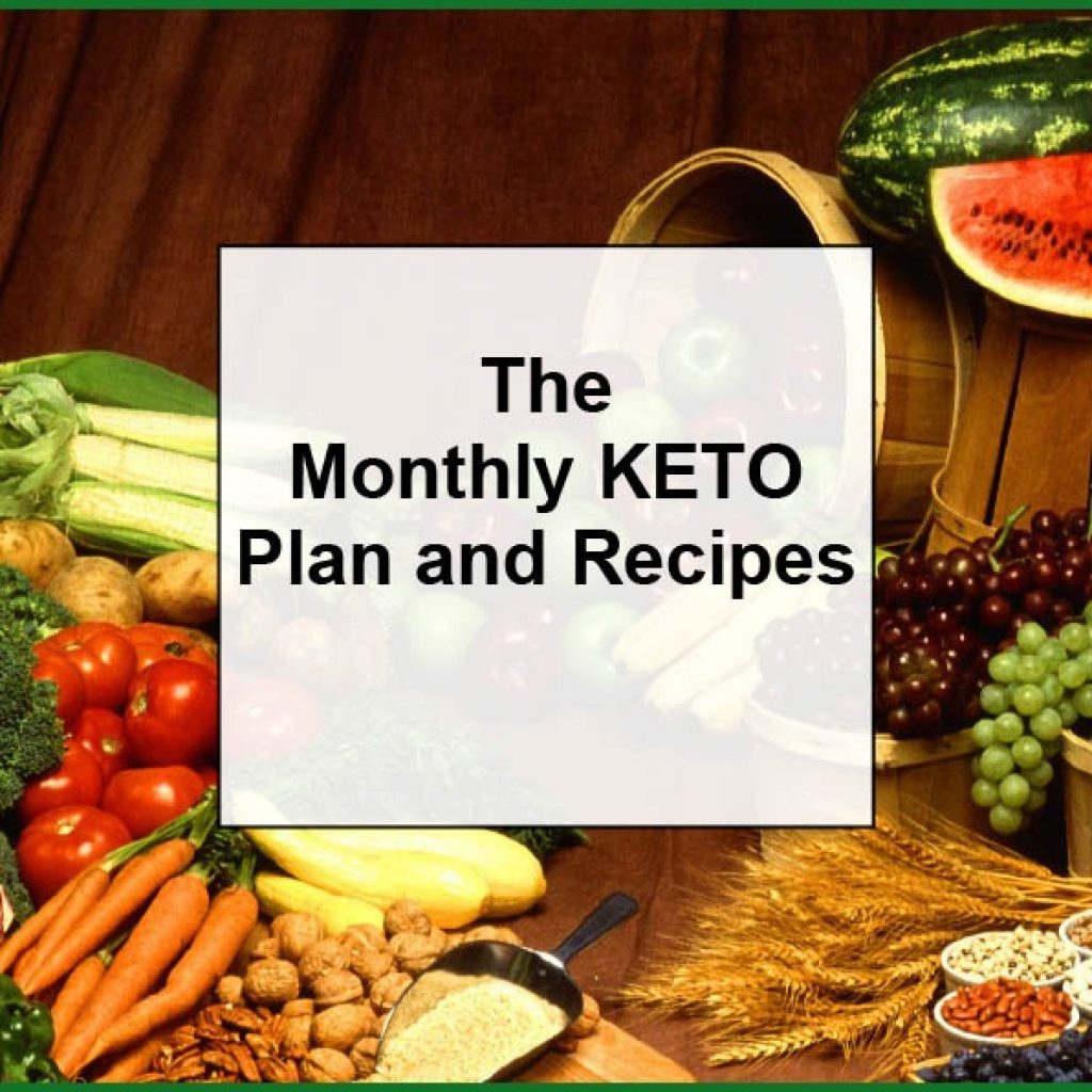 Keto Monthly Diet Plan with Recipes